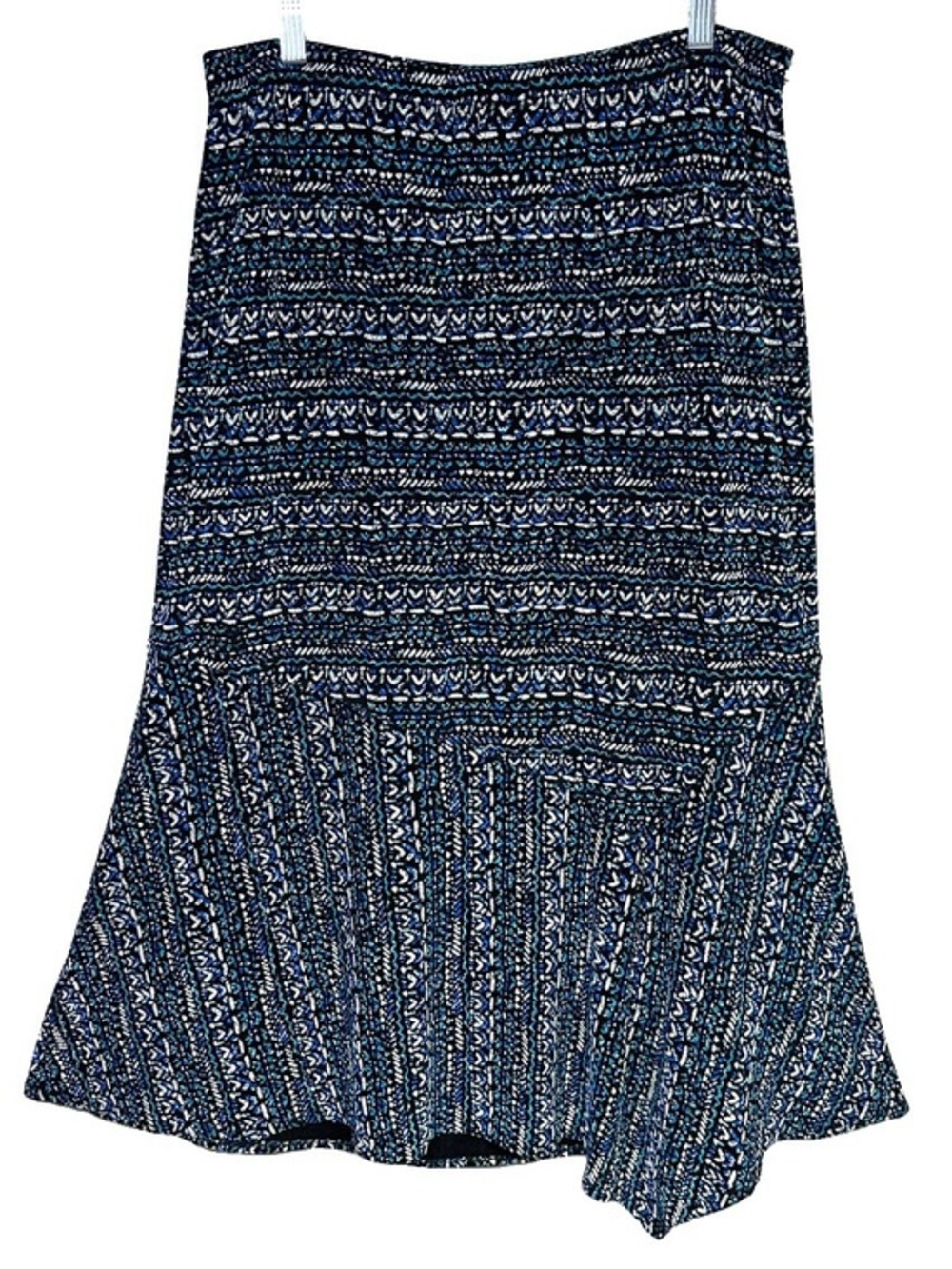 Vtg Coldwater Creek Stretchy Asymmetrical Hem Maxi Skirt Boho Fairy Grunge Large